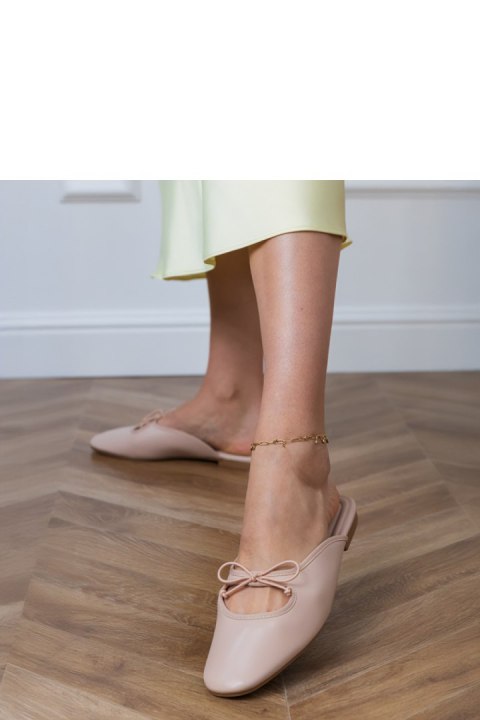 Sandał Klapki Model Matila J2931 Beige - PRIMO PRIMO Sandał Klapki Model Matila J2931 Beige - PRIMO PRIMO