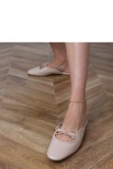 Sandał Klapki Model Matila J2931 Beige - PRIMO PRIMO Sandał Klapki Model Matila J2931 Beige - PRIMO PRIMO