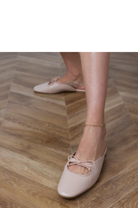 Sandał Klapki Model Matila J2931 Beige - PRIMO PRIMO Sandał Klapki Model Matila J2931 Beige - PRIMO PRIMO