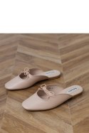 Sandał Klapki Model Matila J2931 Beige - PRIMO PRIMO Sandał Klapki Model Matila J2931 Beige - PRIMO PRIMO