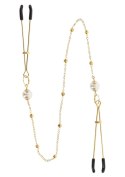 Tweezers Pearl & Deluxe Chain Gold Tweezers Pearl & Deluxe Chain Gold
