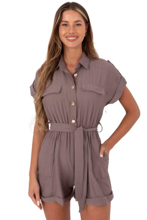 Kombinezon Model MI-KO-A5043.70 Dark Beige - Italy Moda Italy Moda Kombinezon Model MI-KO-A5043.70 Dark Beige - Italy Moda Italy Moda