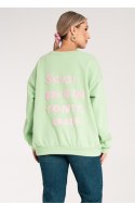 Bluza Damska Model M1151 Green - Figl Figl Bluza Damska Model M1151 Green - Figl Figl
