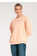 Bluza Damska Model M1151 Orange - Figl Figl Bluza Damska Model M1151 Orange - Figl Figl