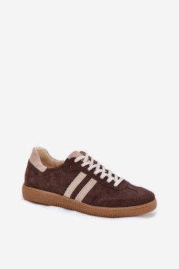 Buty Sportowe Model Zazoo N1068 Czekolada - Step in style Step in style
