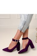 Czółenka Model Vellus100-358 Violet - PRIMO PRIMO Czółenka Model Vellus100-358 Violet - PRIMO PRIMO