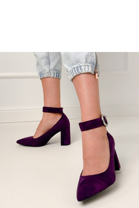 Czółenka Model Vellus100-358 Violet - PRIMO PRIMO Czółenka Model Vellus100-358 Violet - PRIMO PRIMO
