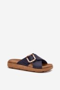 Sandał Klapki Model Inblu ED0003IU Navy - Step in style Step in style Sandał Klapki Model Inblu ED0003IU Navy - Step in style Step in style