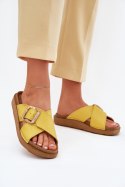 Sandał Klapki Model Inblu ED0003IU Yellow - Step in style Step in style Sandał Klapki Model Inblu ED0003IU Yellow - Step in style Step in style