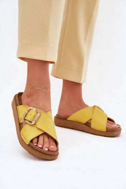 Sandał Klapki Model Inblu ED0003IU Yellow - Step in style Step in style