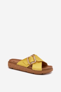 Sandał Klapki Model Inblu ED0003IU Yellow - Step in style Step in style