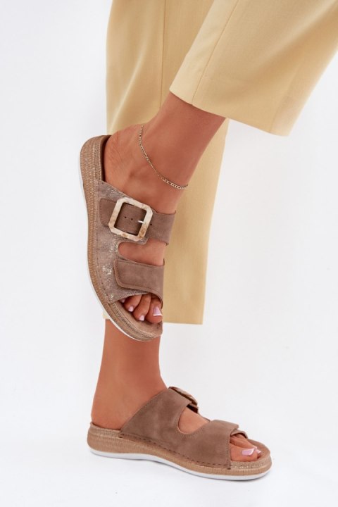 Sandał Klapki Model Inblu MK000013 Brown - Step in style Step in style