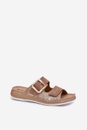 Sandał Klapki Model Inblu MK000013 Brown - Step in style Step in style