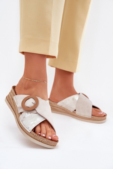 Sandał Klapki Model Inblu RV000012 Light Beige - Step in style Step in style Sandał Klapki Model Inblu RV000012 Light Beige - Step in style Step in style