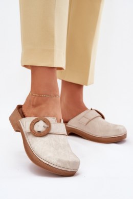 Sandał Klapki Model Inblu TF000001 Beige - Step in style Step in style