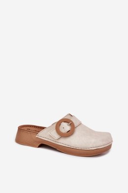 Sandał Klapki Model Inblu TF000001 Beige - Step in style Step in style
