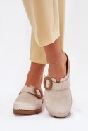 Sandał Klapki Model Inblu TF000001 Beige - Step in style Step in style Sandał Klapki Model Inblu TF000001 Beige - Step in style Step in style