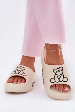 Sandał Klapki Model Lamira BG176 Light Beige - Step in style Step in style