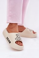Sandał Klapki Model Lamira BG176 Light Beige - Step in style Step in style Sandał Klapki Model Lamira BG176 Light Beige - Step in style Step in style