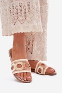 Sandał Klapki Model Nirina LX9607 Beige - Step in style Step in style Sandał Klapki Model Nirina LX9607 Beige - Step in style Step in style