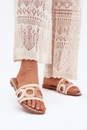 Sandał Klapki Model Nirina LX9607 Beige - Step in style Step in style Sandał Klapki Model Nirina LX9607 Beige - Step in style Step in style