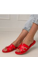 Sandał Klapki Model Ragos DM465 Red - PRIMO PRIMO Sandał Klapki Model Ragos DM465 Red - PRIMO PRIMO