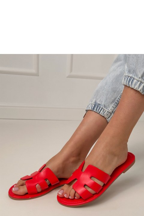 Sandał Klapki Model Ragos DM465 Red - PRIMO PRIMO Sandał Klapki Model Ragos DM465 Red - PRIMO PRIMO