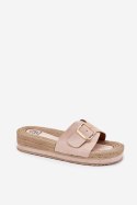 Sandał Klapki Model Selira LOLO27 Beige - Step in style Step in style Sandał Klapki Model Selira LOLO27 Beige - Step in style Step in style