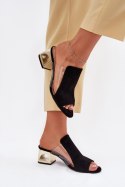 Sandał Klapki Model Tessira M500 Black - Step in style Step in style Sandał Klapki Model Tessira M500 Black - Step in style Step in style