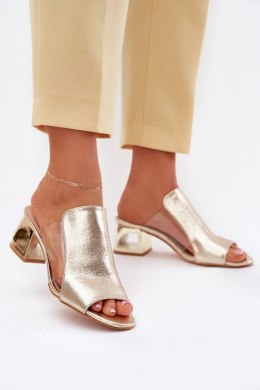 Sandał Klapki Model Tessira M500 Gold - Step in style Step in style