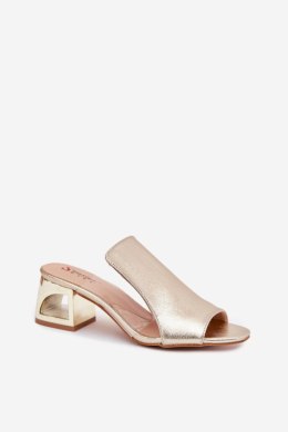 Sandał Klapki Model Tessira M500 Gold - Step in style Step in style