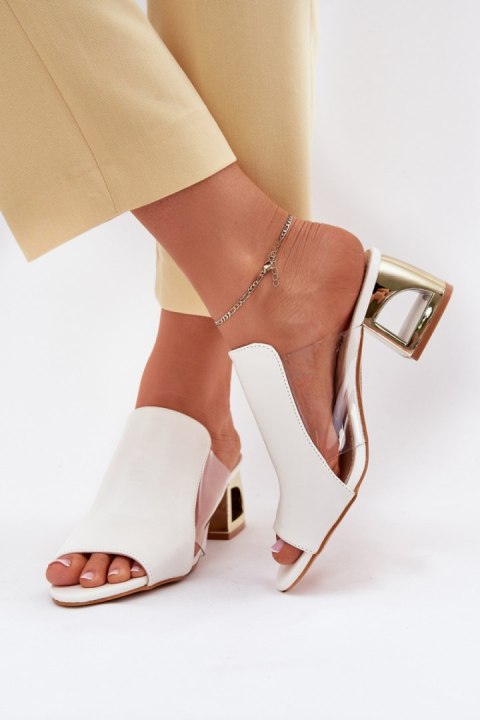 Sandał Klapki Model Tessira M500 White - Step in style Step in style Sandał Klapki Model Tessira M500 White - Step in style Step in style