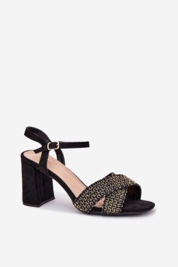Sandały Model Almera B1639-209 Black - Step in style Step in style