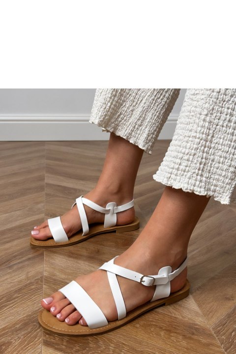 Sandały Model Kallis 218-6 White - PRIMO PRIMO Sandały Model Kallis 218-6 White - PRIMO PRIMO
