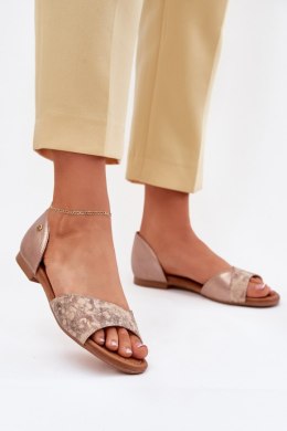 Sandały Model Maciejka 06947-25 Gold - Step in style Step in style