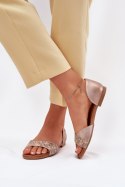 Sandały Model Maciejka 06947-25 Gold - Step in style Step in style