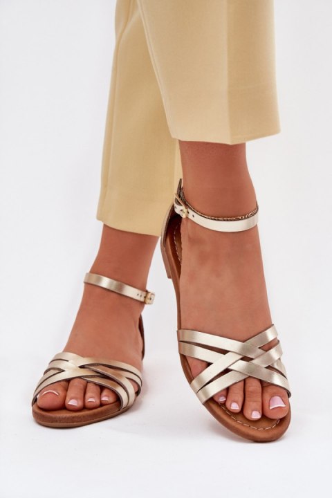 Sandały Model Maciejka 07029-25 Gold - Step in style Step in style Sandały Model Maciejka 07029-25 Gold - Step in style Step in style