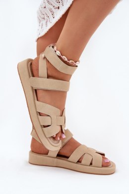 Sandały Model Uvissa NN617 Beige - Step in style Step in style