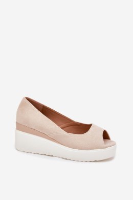 Sandały Model Velira JH528P Beige - Step in style Step in style