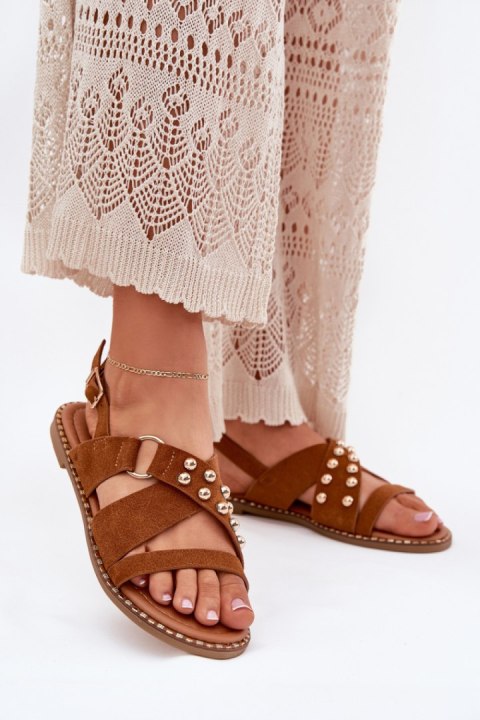 Sandały Model Zanira LX9616 Camel - Step in style Step in style