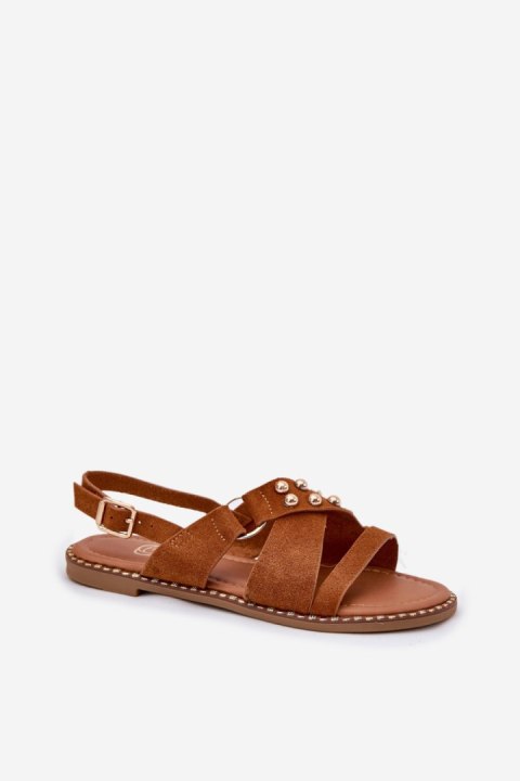 Sandały Model Zanira LX9616 Camel - Step in style Step in style Sandały Model Zanira LX9616 Camel - Step in style Step in style