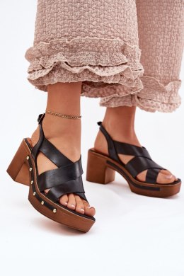 Sandały Model Zazoo 1081 Black - Step in style Step in style