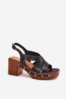 Sandały Model Zazoo 1081 Black - Step in style Step in style