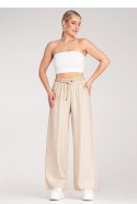 Spodnie Damskie Model M1149 Beige - Figl Figl Spodnie Damskie Model M1149 Beige - Figl Figl
