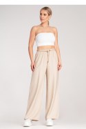Spodnie Damskie Model M1149 Beige - Figl Figl Spodnie Damskie Model M1149 Beige - Figl Figl