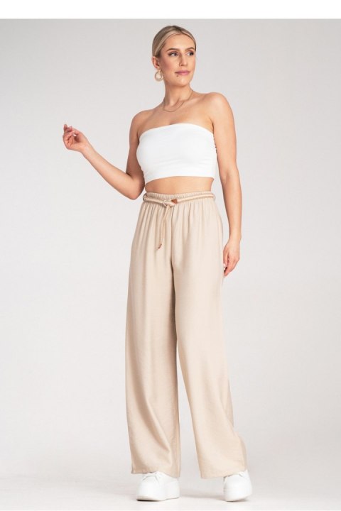 Spodnie Damskie Model M1149 Beige - Figl Figl Spodnie Damskie Model M1149 Beige - Figl Figl
