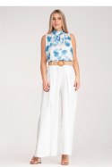 Spodnie Damskie Model M1160 White - Figl Figl Spodnie Damskie Model M1160 White - Figl Figl