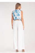Spodnie Damskie Model M1160 White - Figl Figl Spodnie Damskie Model M1160 White - Figl Figl