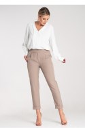 Spodnie Damskie Model M1161 Beige - Figl Figl Spodnie Damskie Model M1161 Beige - Figl Figl