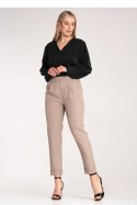 Spodnie Damskie Model M1161 Beige - Figl Figl Spodnie Damskie Model M1161 Beige - Figl Figl